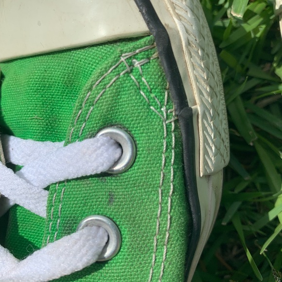 🛑❌SOLD❌🛑Green Low Top Converse UNISEX - Picture 3 of 6